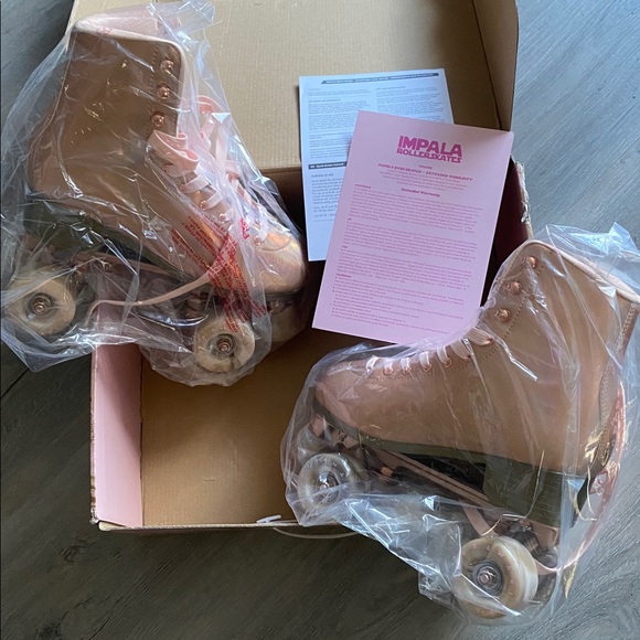 IMPALA ROLLERSKATES - PINK SKATES - ROLLERSKATE WOMENS SIZE 9 USA NIB NWT - Picture 6 of 15